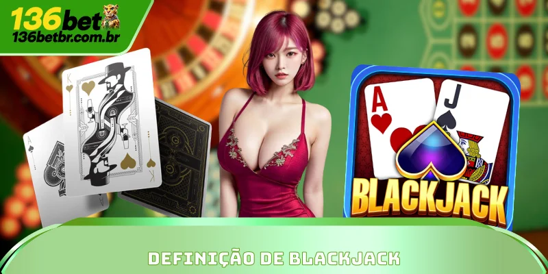 Conceito de jogo de cartas de 21 pontos