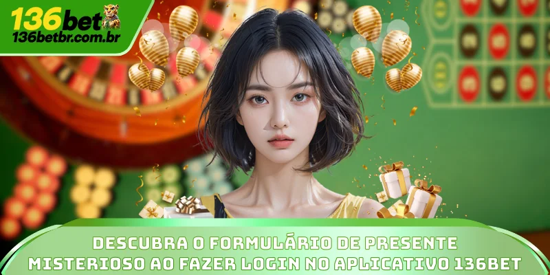 Descubra o formulário de presente misterioso ao fazer login no aplicativo 136BET
