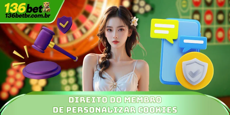 Direito do membro de personalizar cookies