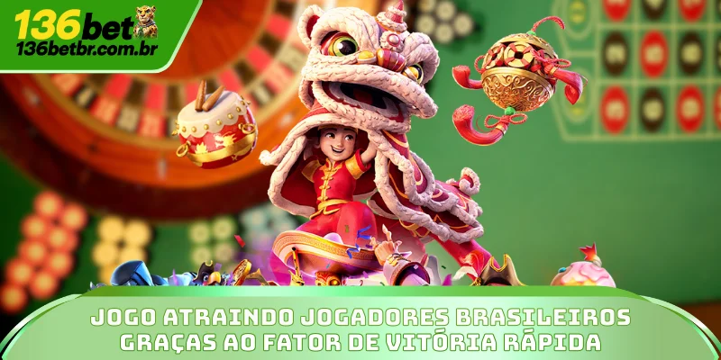 Jogo atraindo jogadores brasileiros graças ao fator de vitória rápida